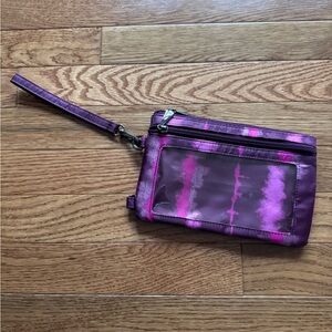 Lug Magenta Pink Peekaboo Wallet Wristlet